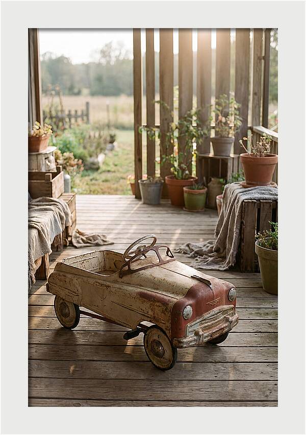 Vintage Pedal Car Nostalgia
