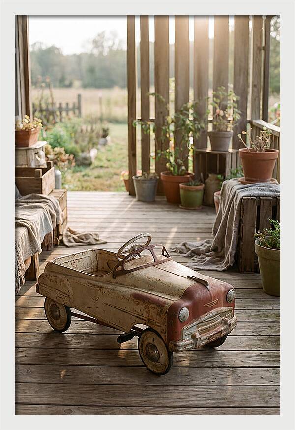 Vintage Pedal Car Nostalgia