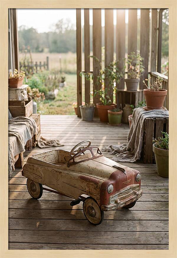 Vintage Pedal Car Nostalgia