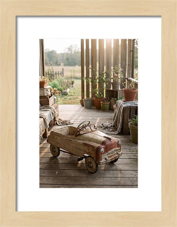 Vintage Pedal Car Nostalgia