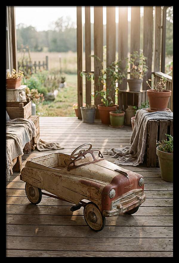 Vintage Pedal Car Nostalgia