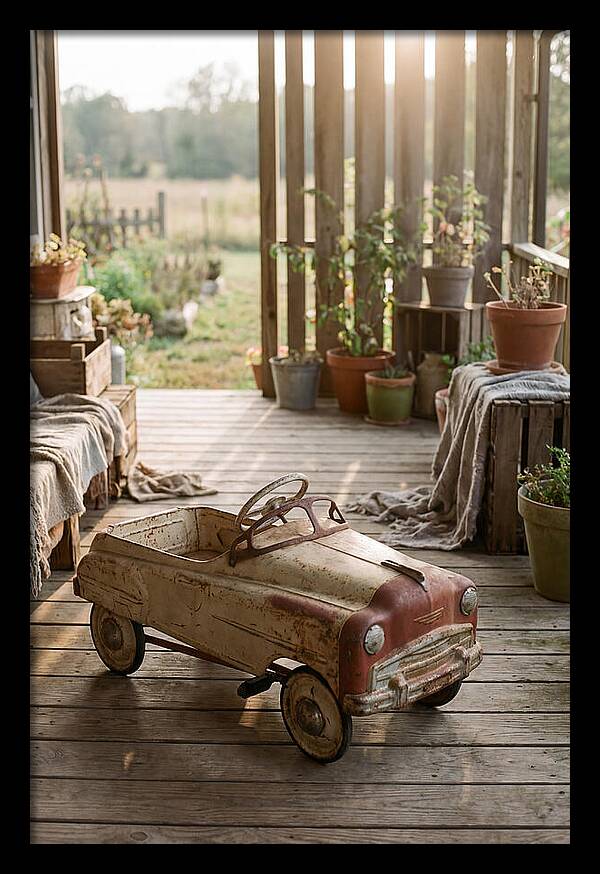 Vintage Pedal Car Nostalgia