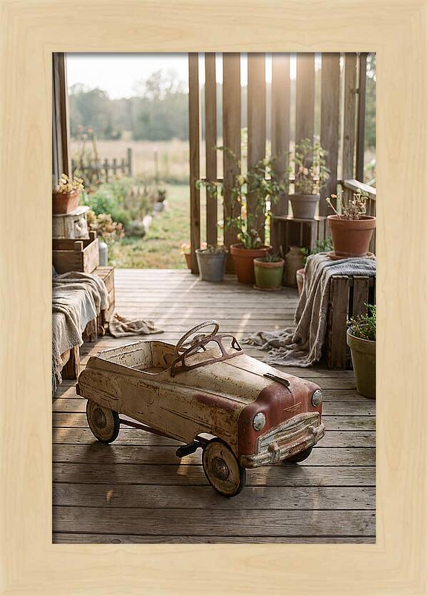 Vintage Pedal Car Nostalgia