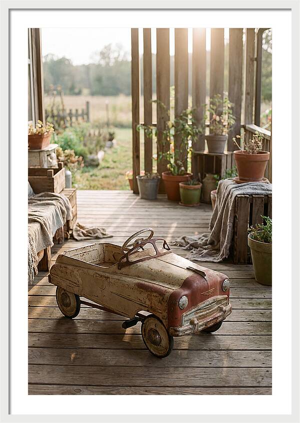 Vintage Pedal Car Nostalgia