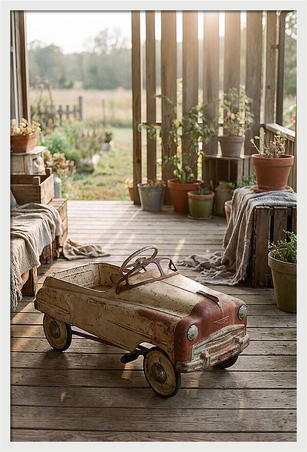 Vintage Pedal Car Nostalgia
