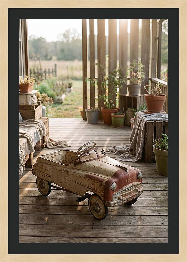 Vintage Pedal Car Nostalgia