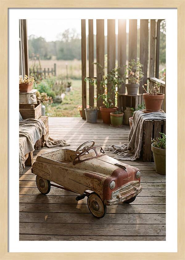 Vintage Pedal Car Nostalgia