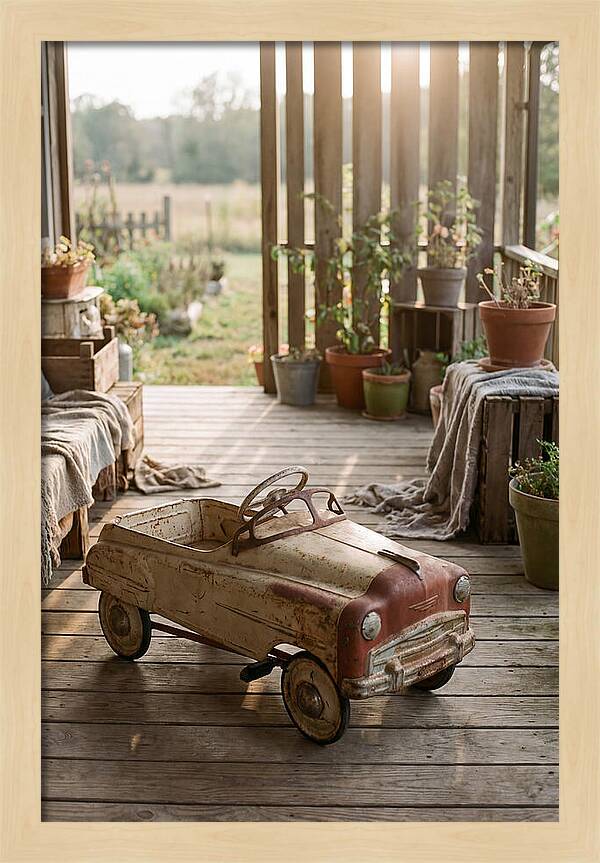Vintage Pedal Car Nostalgia