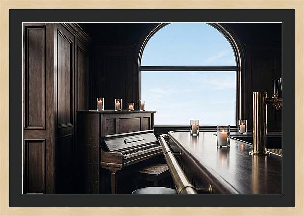 Vintage Piano Bar Ambiance