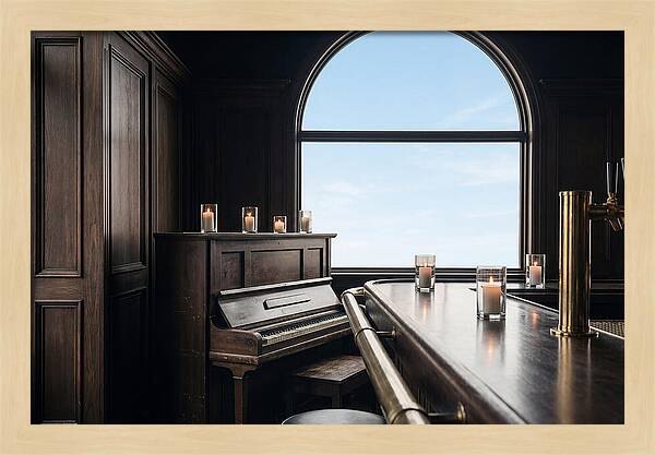 Vintage Piano Bar Ambiance