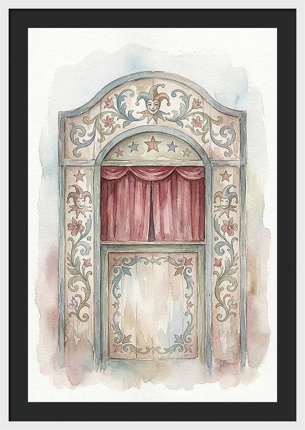 Vintage Puppet Theatre Facade