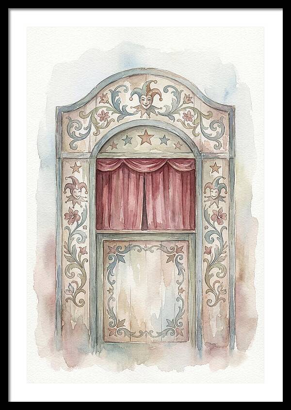 Vintage Puppet Theatre Facade