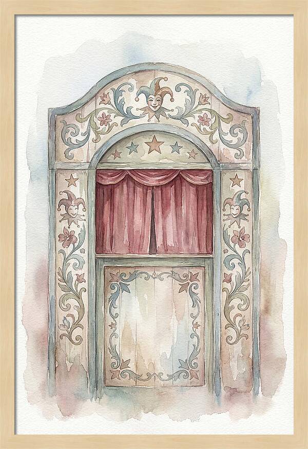 Vintage Puppet Theatre Facade
