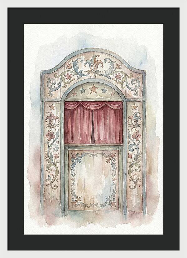Vintage Puppet Theatre Facade