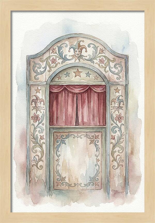 Vintage Puppet Theatre Facade