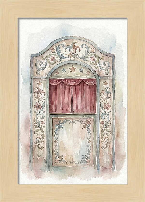 Vintage Puppet Theatre Facade