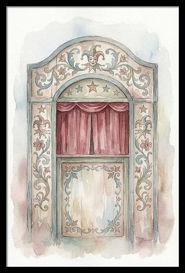 Vintage Puppet Theatre Facade