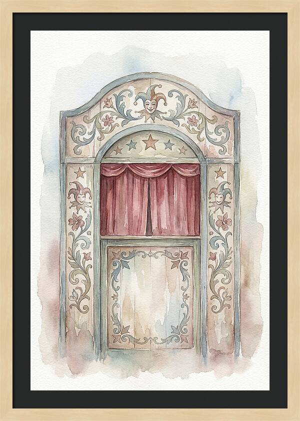 Vintage Puppet Theatre Facade