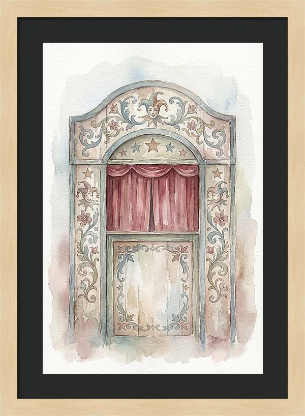 Vintage Puppet Theatre Facade