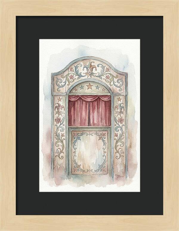 Vintage Puppet Theatre Facade