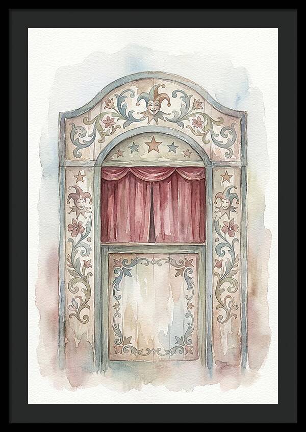Vintage Puppet Theatre Facade