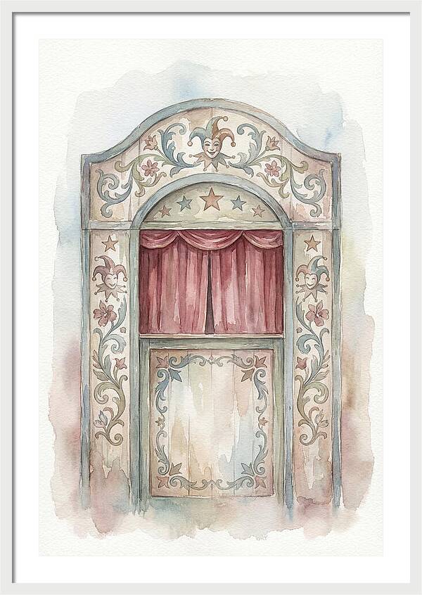 Vintage Puppet Theatre Facade