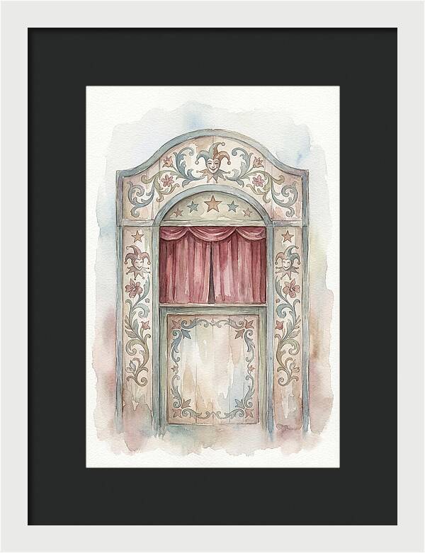 Vintage Puppet Theatre Facade