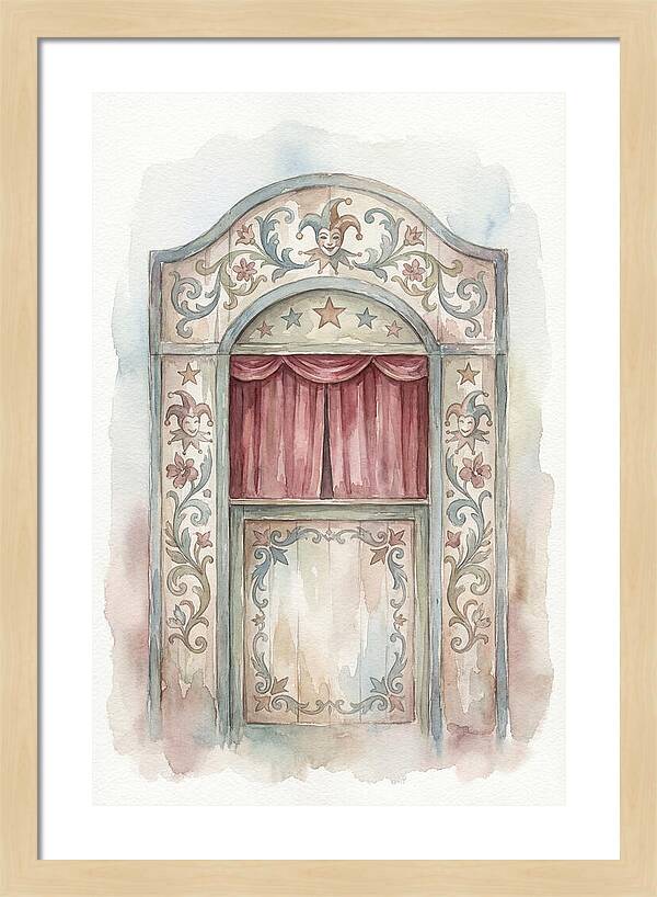 Vintage Puppet Theatre Facade