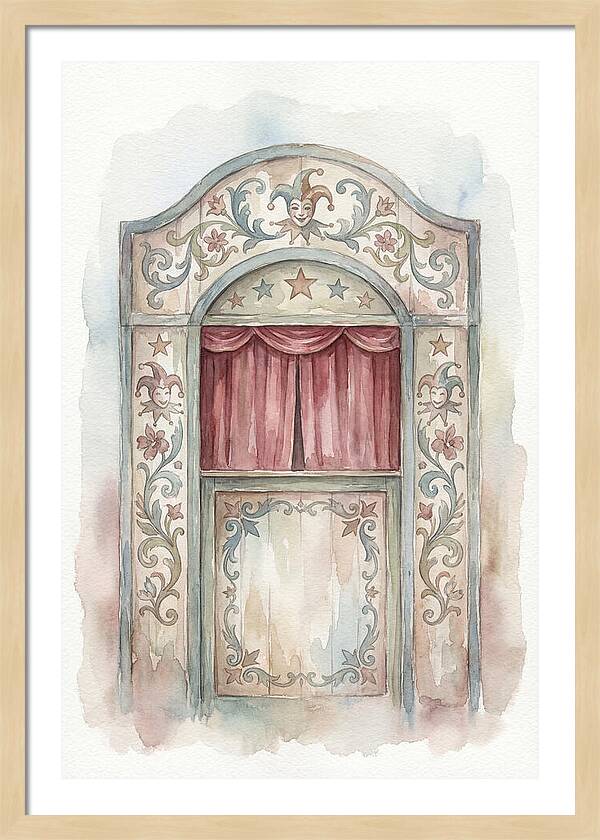 Vintage Puppet Theatre Facade
