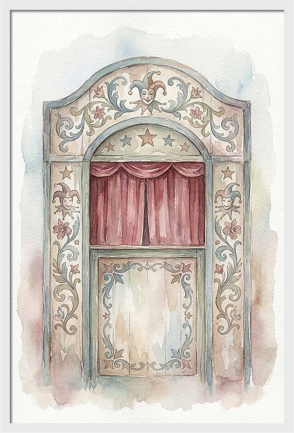 Vintage Puppet Theatre Facade