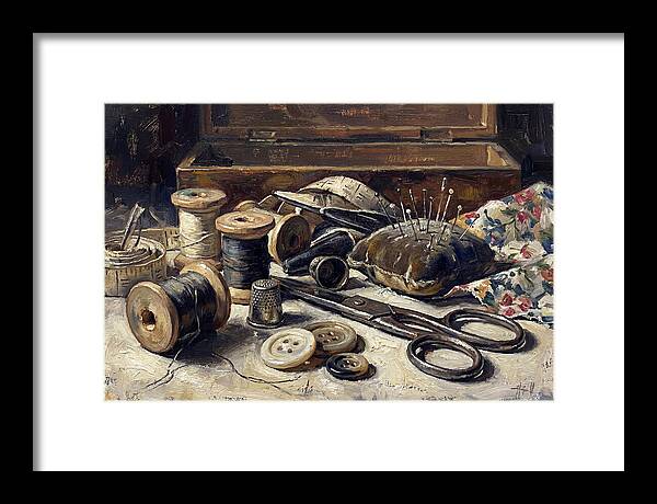 Vintage Sewing Kit Contents
