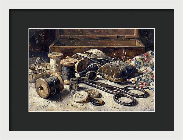 Vintage Sewing Kit Contents