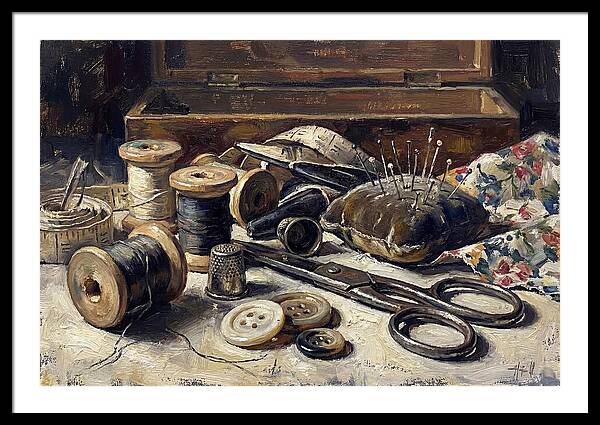Vintage Sewing Kit Contents