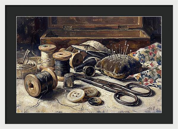 Vintage Sewing Kit Contents