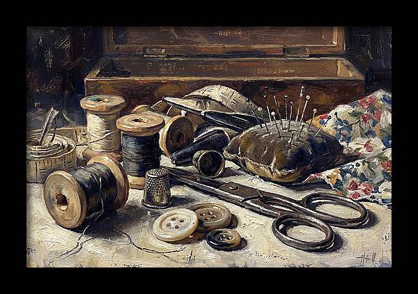 Vintage Sewing Kit Contents