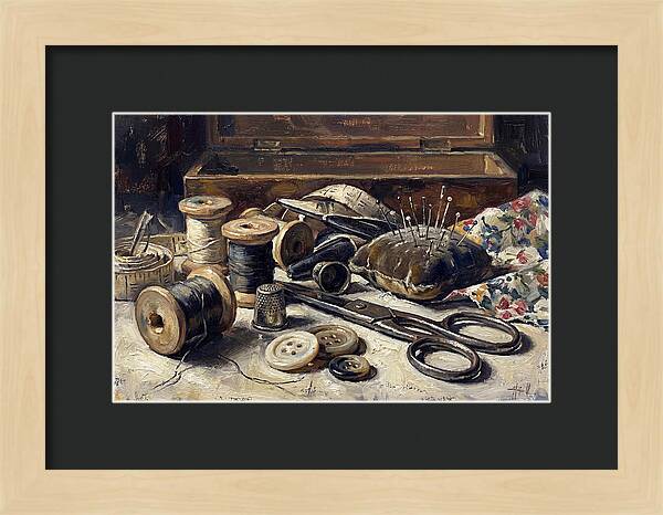 Vintage Sewing Kit Contents
