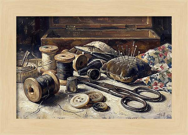 Vintage Sewing Kit Contents