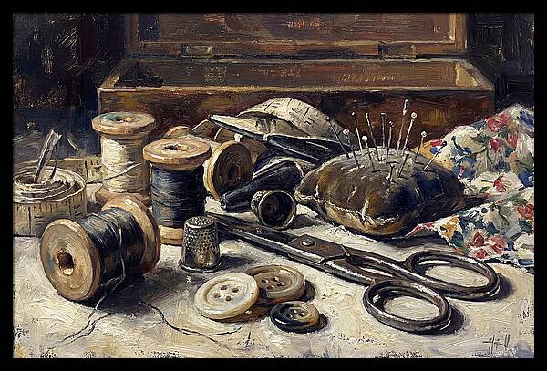 Vintage Sewing Kit Contents