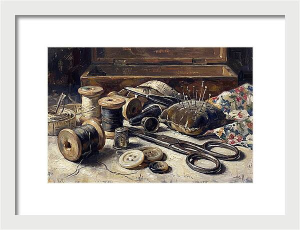 Vintage Sewing Kit Contents