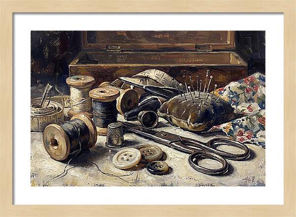 Vintage Sewing Kit Contents