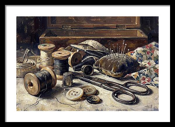 Vintage Sewing Kit Contents