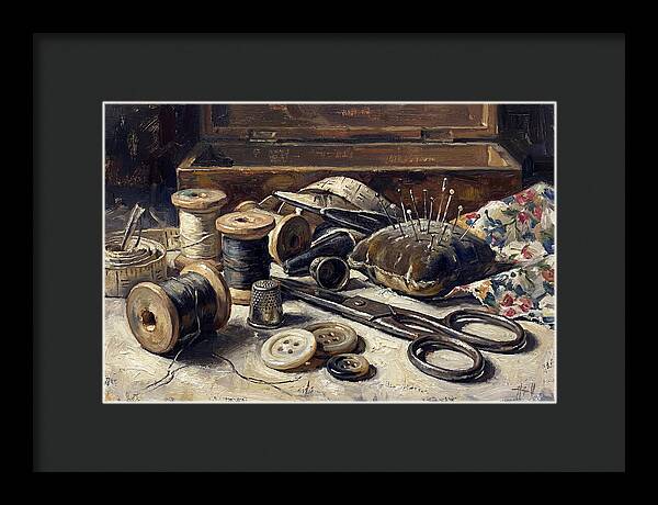 Vintage Sewing Kit Contents