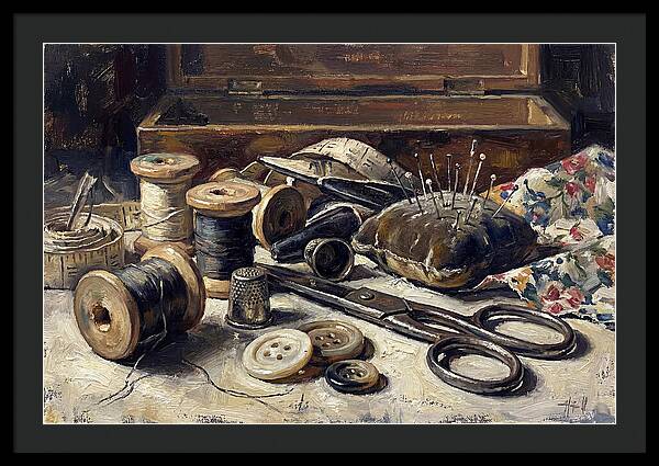 Vintage Sewing Kit Contents