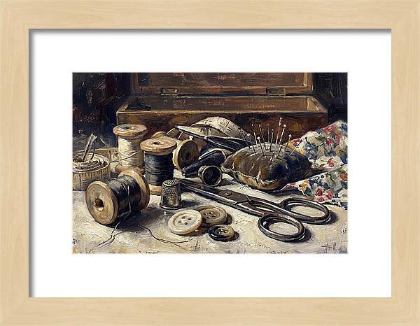 Vintage Sewing Kit Contents