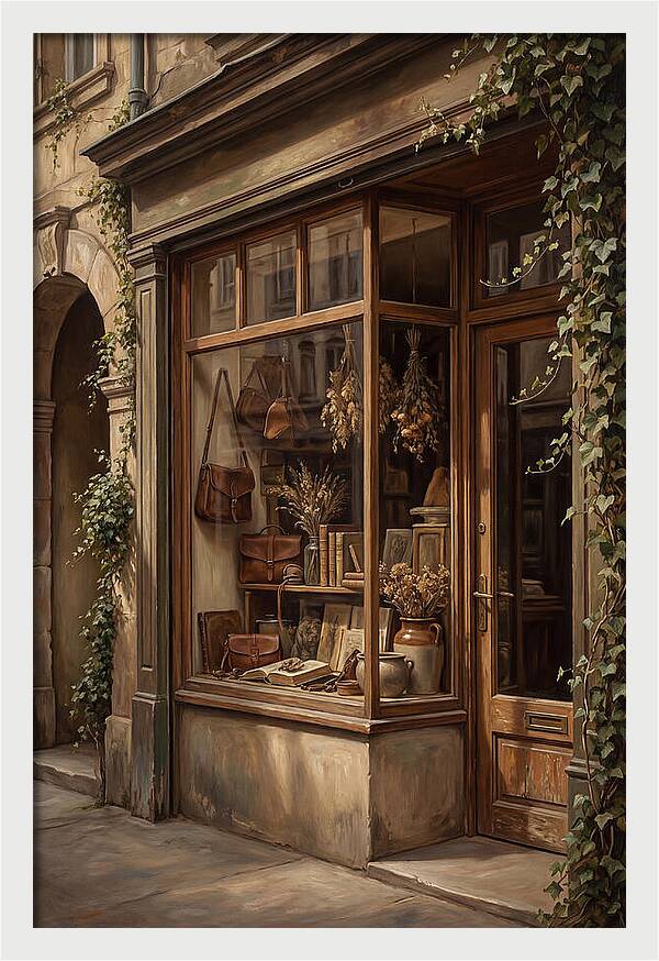 Vintage Shop Window Charm