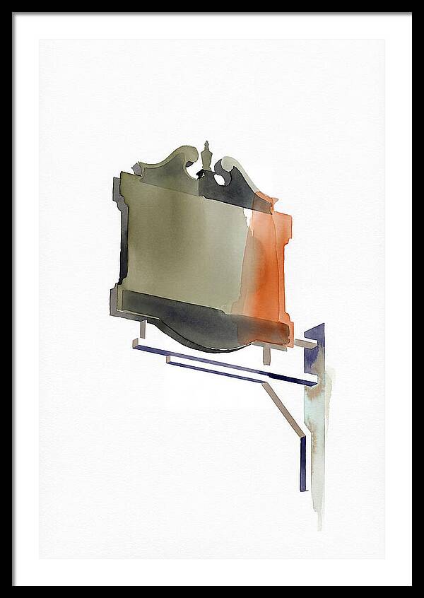 Vintage Sign In Watercolor Style