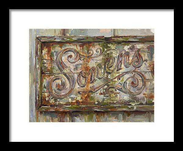 Vintage Sign With Rustic Charm