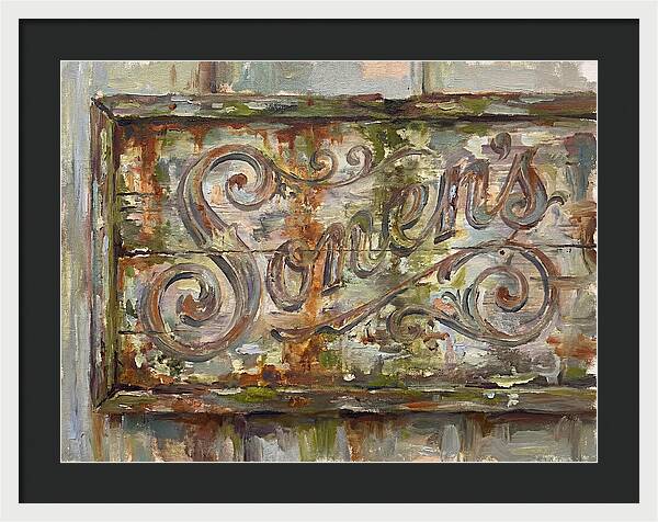 Vintage Sign With Rustic Charm