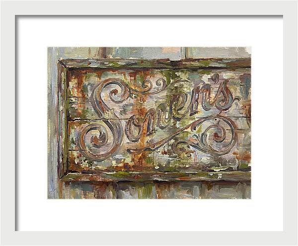 Vintage Sign With Rustic Charm