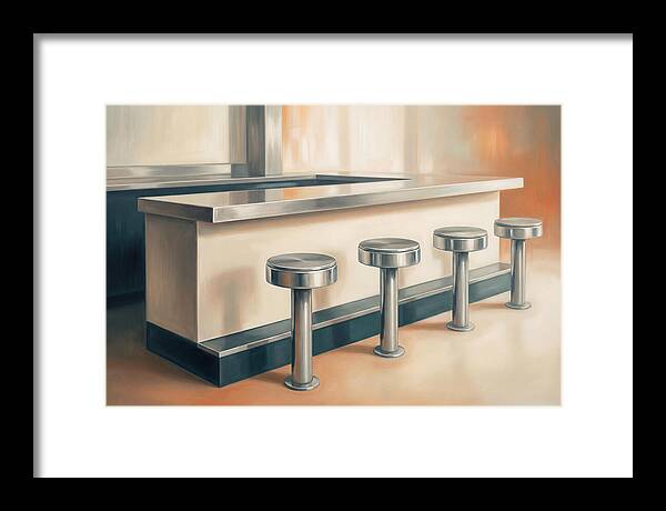 Vintage Soda Fountain Counter
